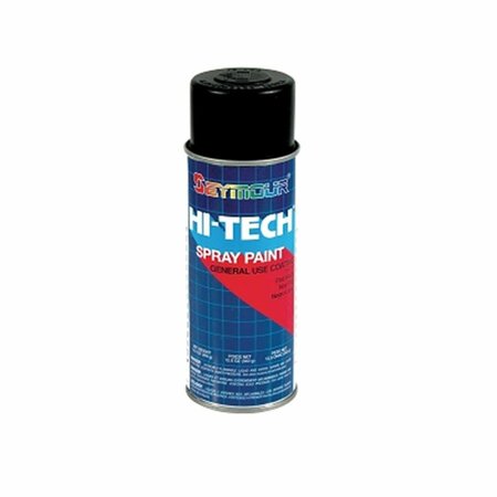 VORTEX Hi Tech Enamel Spray Paint Flat Black, 6PK VO3745640
